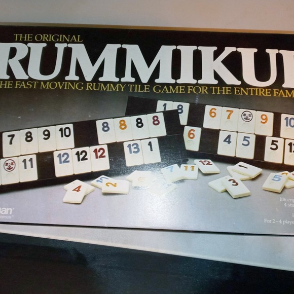 Pressman Toy Other - Vintage 1980 Original RUMMIKUB Pressman No 400 Rummy Tile Game COMPLETE